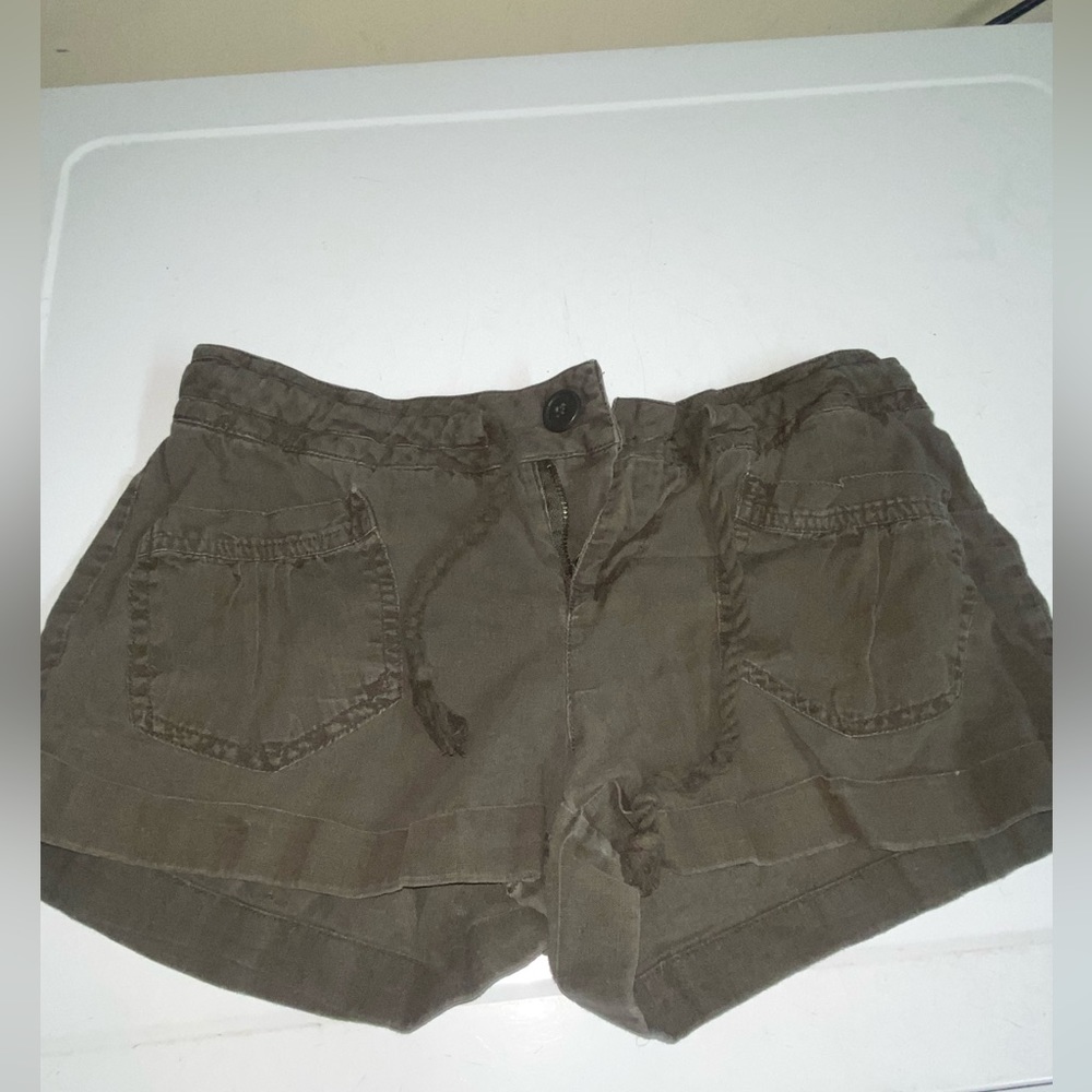 Green shorts